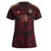 Tanie Strój piłkarski Niemcy Leroy Sane #19 Koszulka Wyjazdowej dla damskie MŚ 2022 Krótkie Rękawy